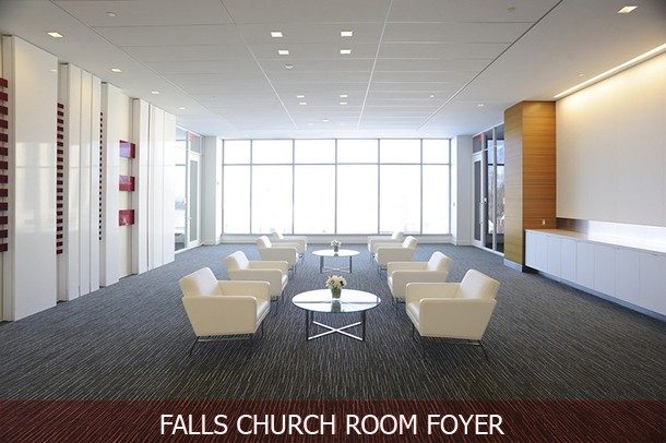 Layout of the Falls Church foyer