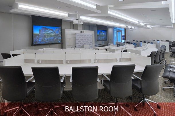 Layout of the Ballston room