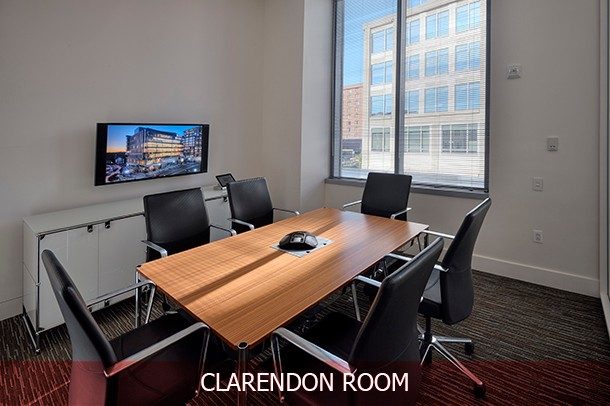 Layout of the Clarendon room