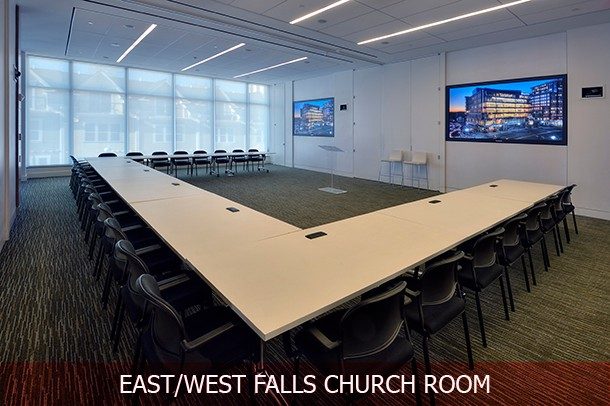 Layout of thecombined East/West Falls Church room