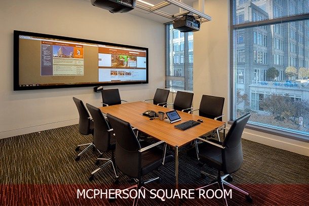 Layout of the McPherson room