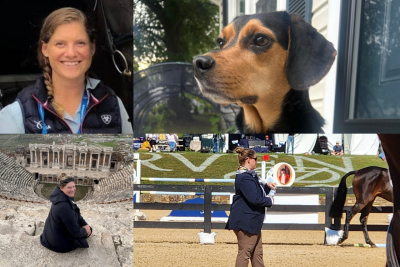 Photos of Alex Ambelang and her dog